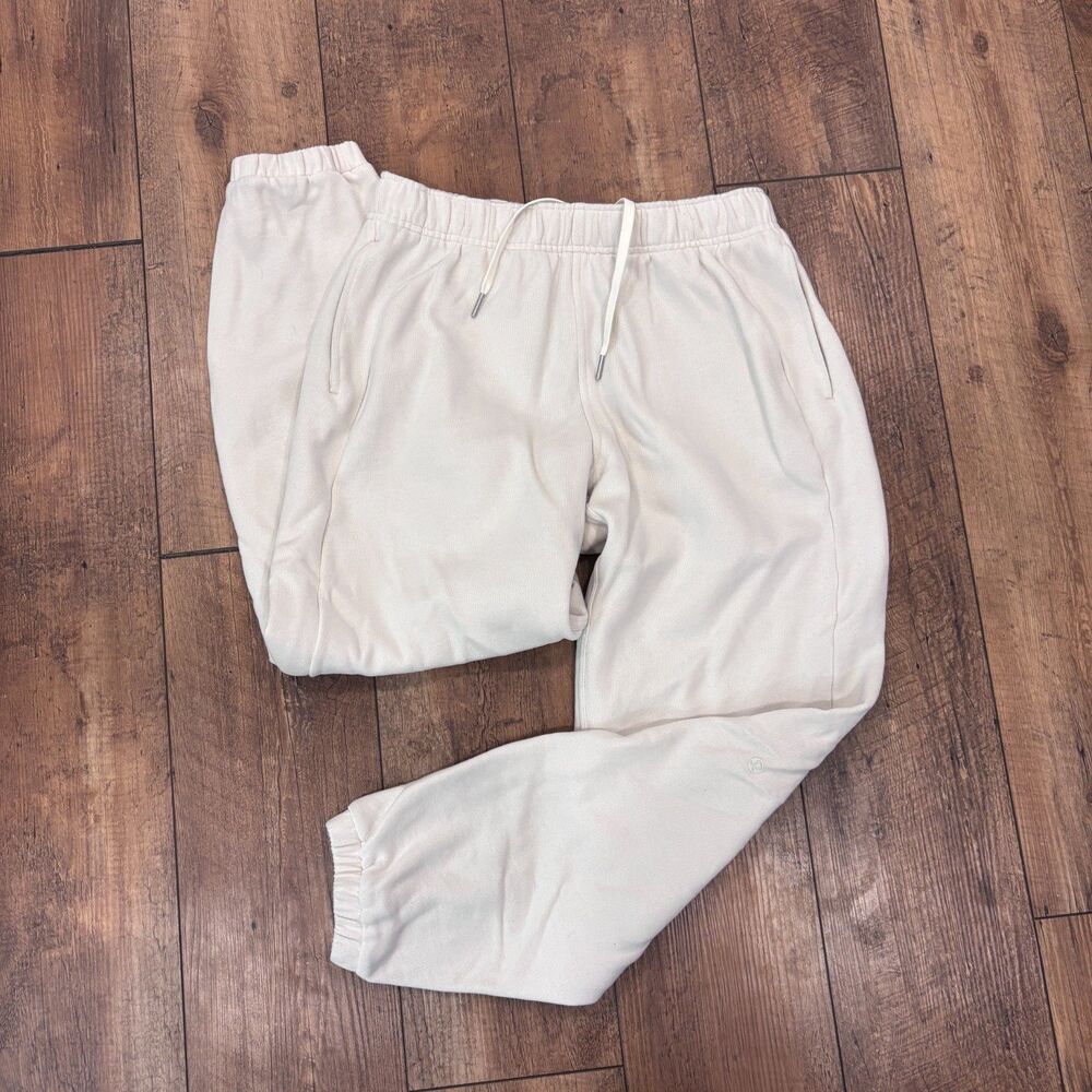 Lululemon Scuba Mid-Rise Oversized Jogger Regular IBone Ivory Size Medium W5GLNS - Picture 4 of 11